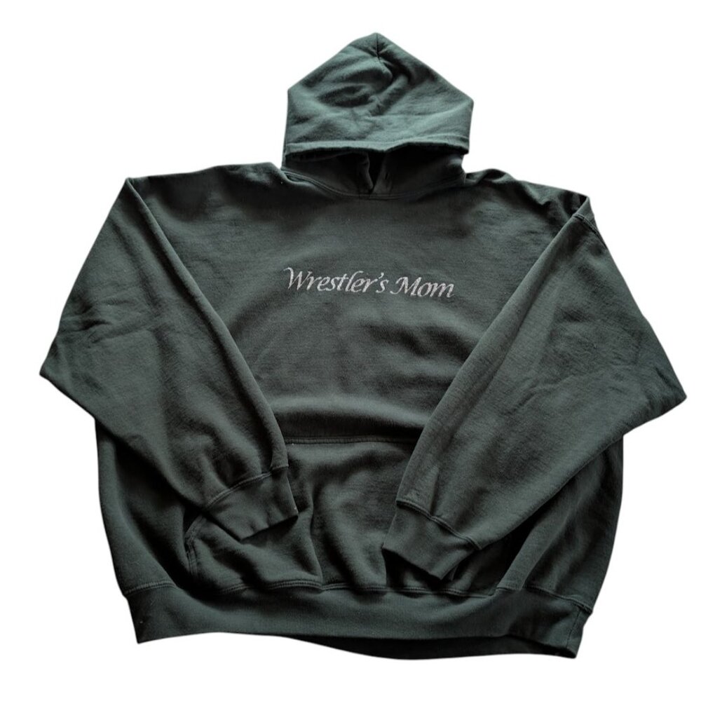 Wrestler's Mom Hoodie Sweatshirt Women's 3XL Gildan Dry Blend Front Pocket
